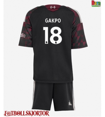 Liverpool Cody Gakpo #18 Tredje Kläder Barn 2026-27 Kortärmad (+ Korta byxor)